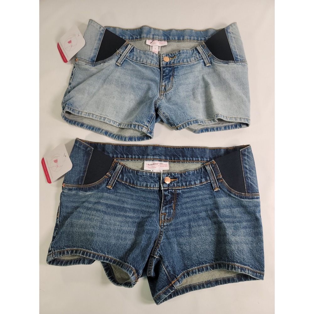 Maternity Jean Shorts Isabel Maternity by Ingrid & Isabel Size 4 (2 pairs)